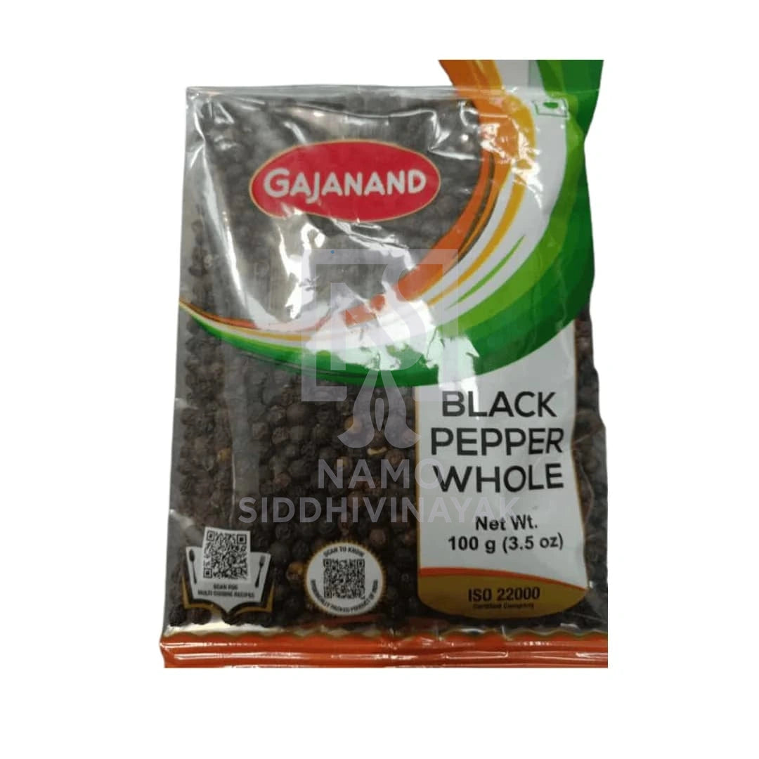 Gajanand Black Pepper Whole 50gm