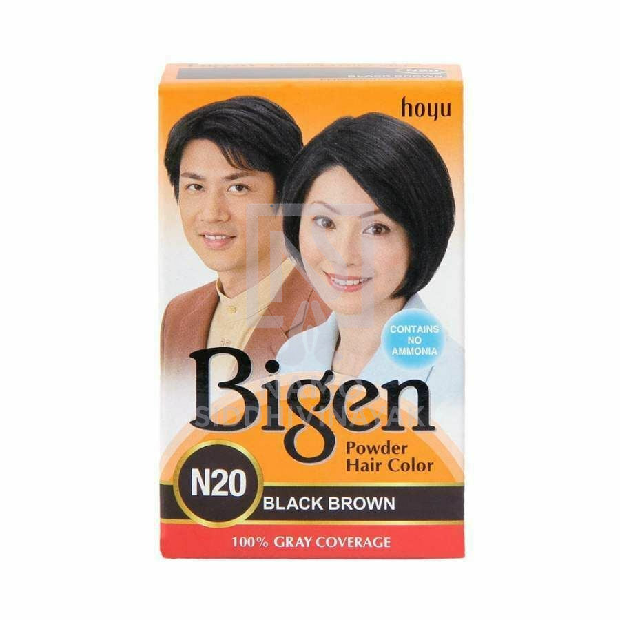 bigen hair color black brown 6gm