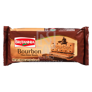 britannia bourbon cream 97gm