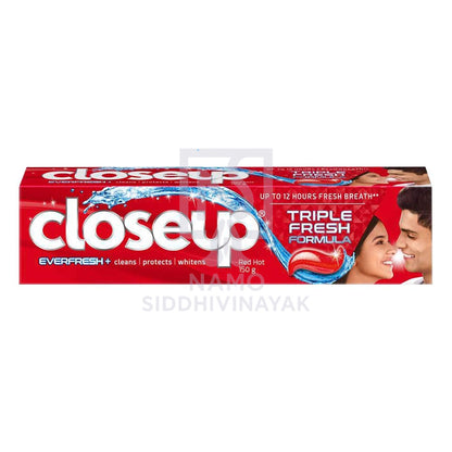 closeup red hot toothpaste 150gm