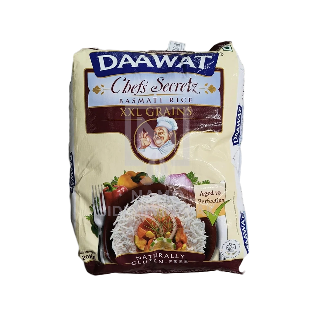 daawat chef secret basmati 20kg