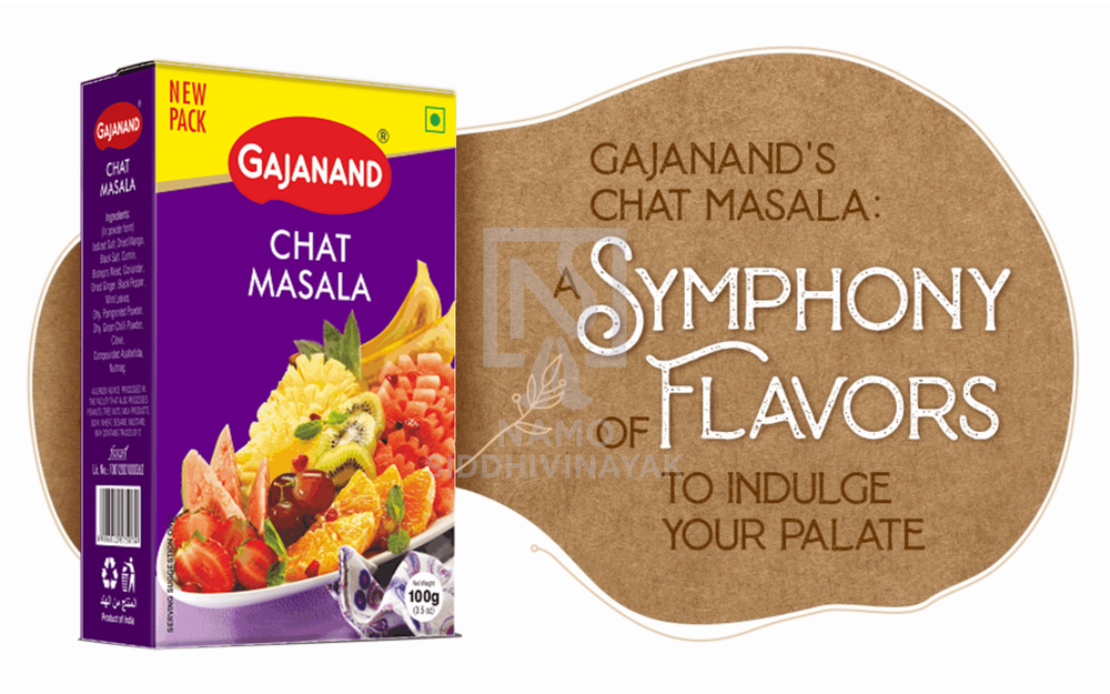 gajanand Chat Masala 100gm