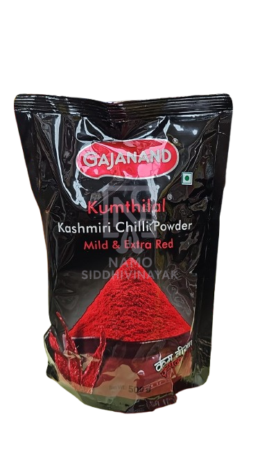gajanand kashmiri chili poweder 500gm