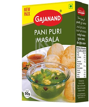 Gajanand Pani Puri Masala 50gm