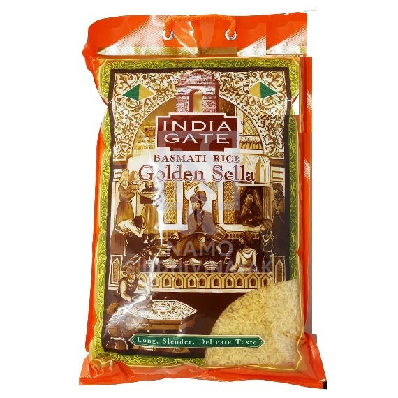 indiagate golden sella rice 5kg