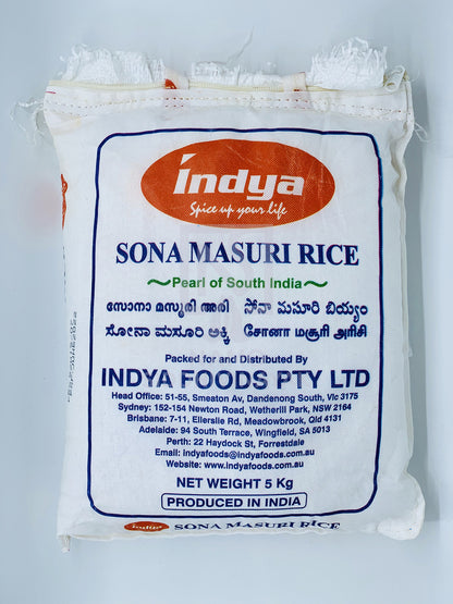 indya sona masuri rice 5kg
