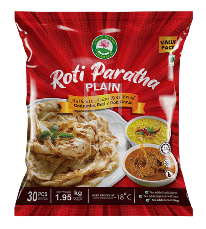 lotus roti paratha 30pcs