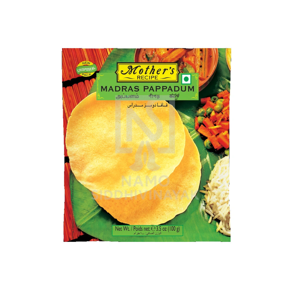 Mothers Madras Pappadum 100gm