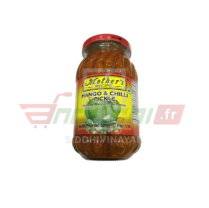 mothers mango and chilli pickle 500gm