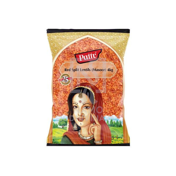 pattu red split lentils 4kg