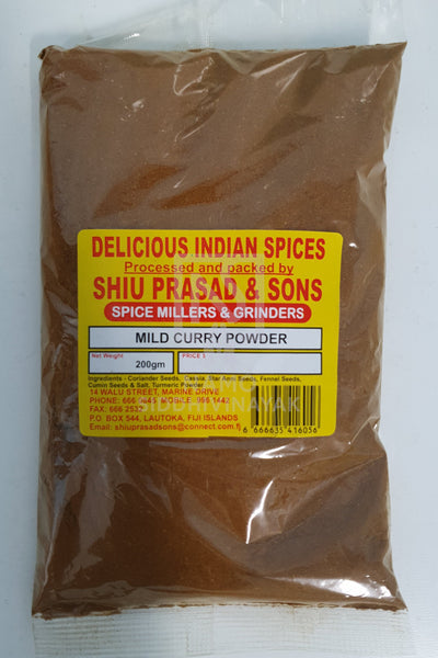 shiu prasad mild curry powder 200gm