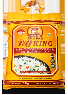 Tajking Parboiled Basmati 5kg