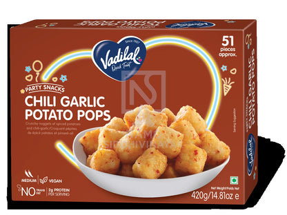 Vadilal Chilli Garlic Potato Pops 420gm