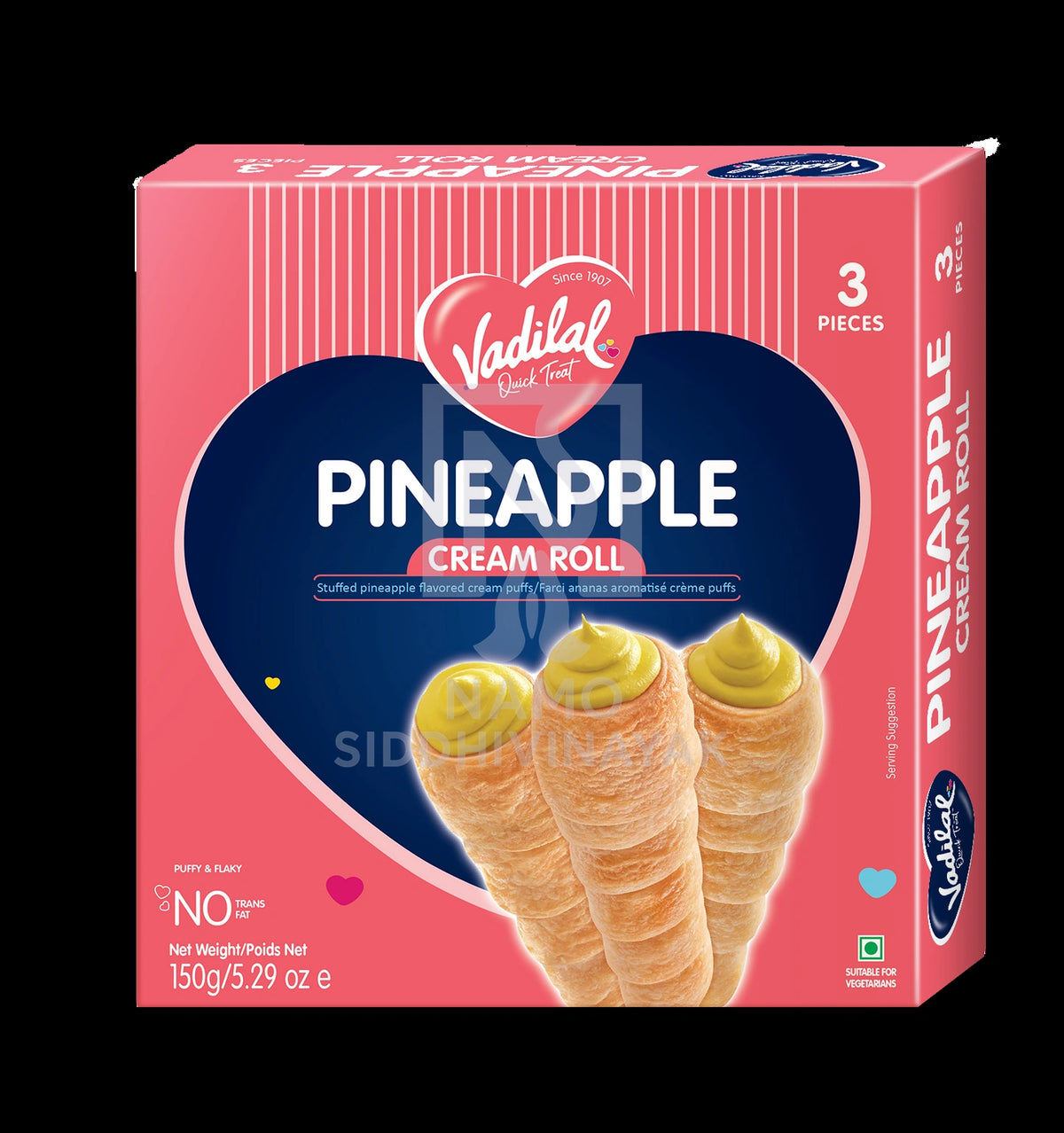 Vadilal Pineapple Pastry 2pcs