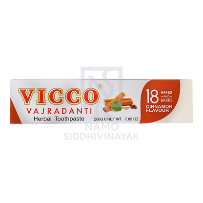 vicco vajradanti cinnamon toothpaste 200gm