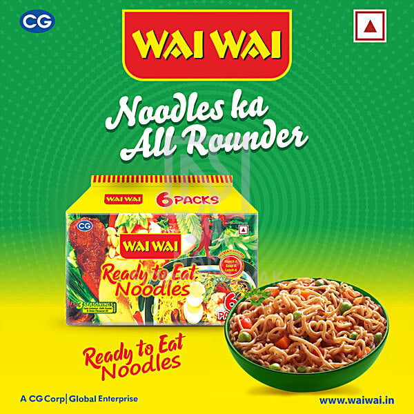 wai wai chicken noodles 6pcs