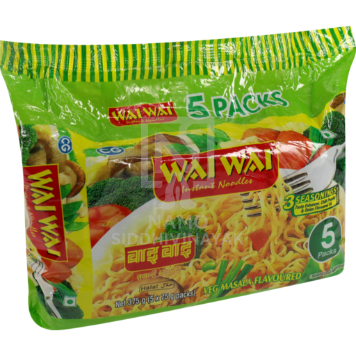 wai wai wai veg noodles 375gm